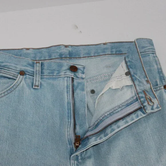 Wrangler Jeans Wrangler White Washed Jeans Bootcut Mens 3x34